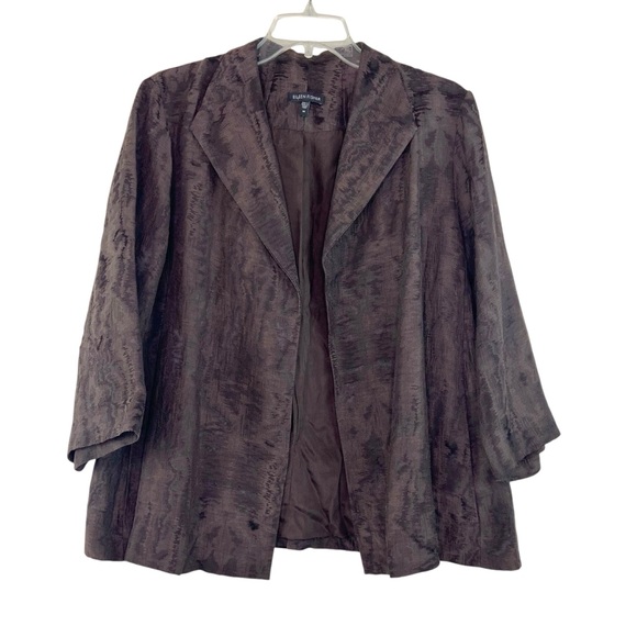 Eileen Fisher Brown Blazer - Picture 1 of 4